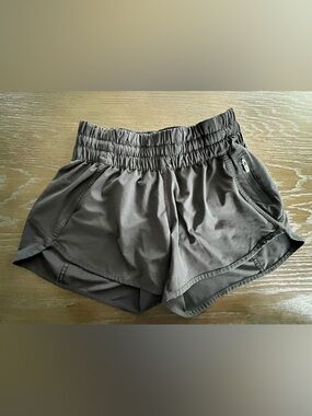 lululemon athletica Black Elastic Waist Athletic Shorts